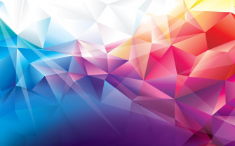 3d Colorful Paper Origami Shape HD Wallpaper