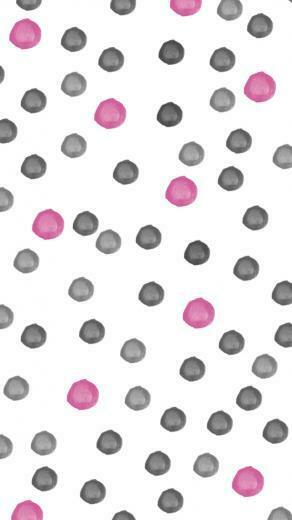 iPhone Wallpaper Watercolor Black Pink