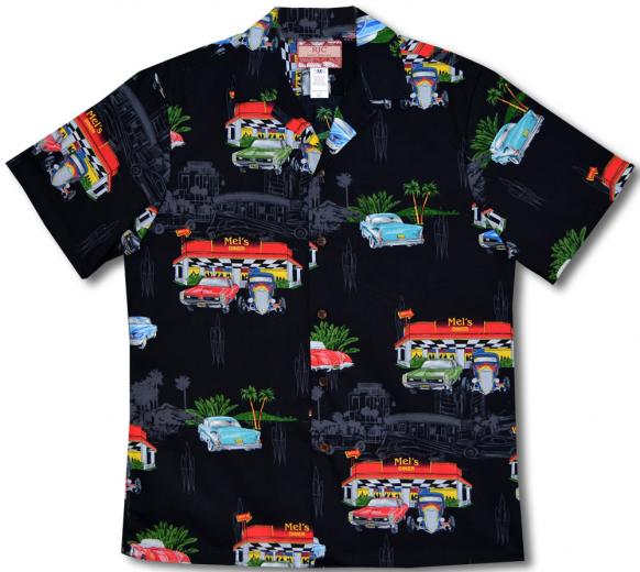 Mel S Drive In Dinner Rjc Cotton Hawaiian Shirt