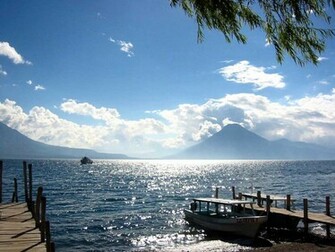 Guatemala Wallpaper Chicken Bus Tikal Lago Atitlan Panajachel