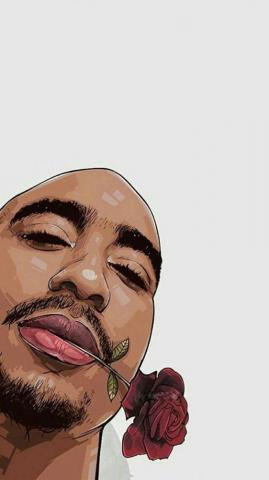 Photo Klick Tupac Art Wallpaper 2pac