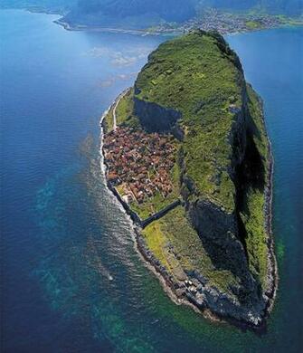 The Hidden Town Of Monemvasia Greece Photo One Big