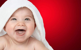 Smiling Baby Boy Sticker Poster Wall For Expecting