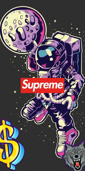 Superior Supreme Logo Space Theme A4vxxrc022bsw2bo Wallpaper