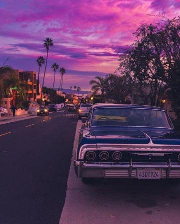 Sadik Perez On Los Angeles California Sunset