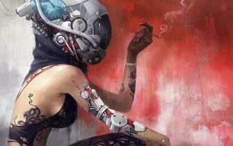 Intriguing Biomech Wallpaper