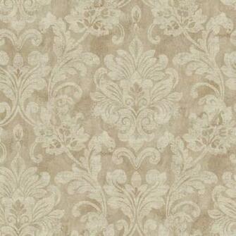 Metallic Gold Sophisticated Damask Wallpaper Wall Sticker Outlet