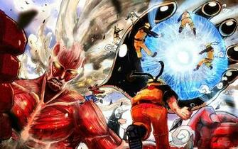 Attack On Titan One Piece Naruto Bleach Wallpaper HD