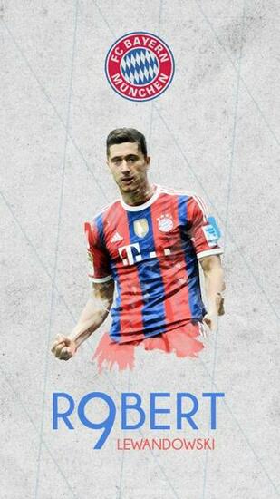 Robert Lewandowski Phone Wallpaper Fcbayern