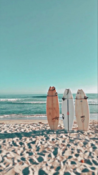 Background In Summer Beach Wallpaper Cute