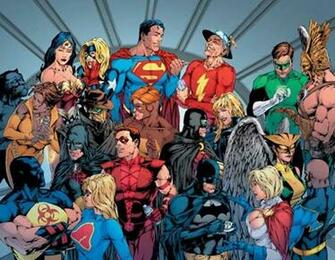 Dc Comics Justice League Superheroes Wallpaper