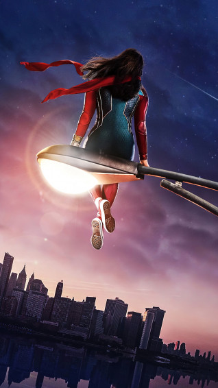 Ms Marvel Tv Series iPhone Phone HD Wallpaper 6431g
