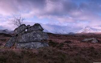 Rannoch Moor Scotland HD Wallpaper Printed