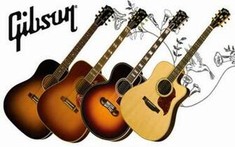 Gibson Acoustic Guitar Wallpaper HD For
