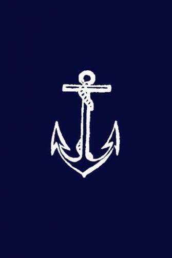 Anchor Blue Lock Screen Fave iPhone Wallpaper