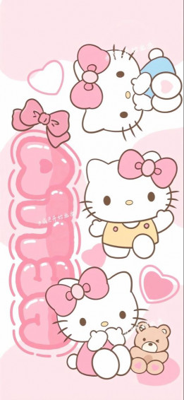 Hello Kitty Wallpaper In Walpaper Pink
