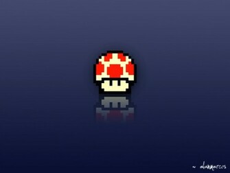 Super Mario Mushroom Wallpaper By Alanmarcos