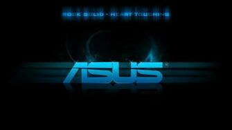 Wallpaper Asus Logo Blue Black 4k Ultra HD Background