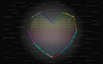 Love Heart In Words X Close