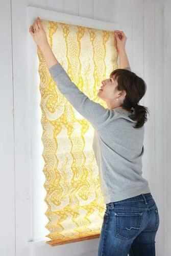 Using Wallpaper As Accordian Style Privacy Shade Uses
