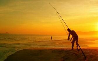 Wallpaper Background Cool Fishing Sunset Fantom Desktop