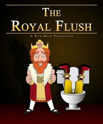 Description Royal Flush Poker Poster