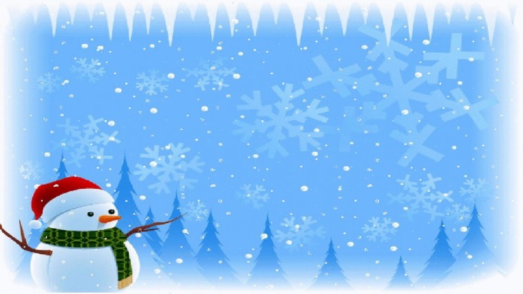 Christmas Snowman HD Wallpaper For iPhone