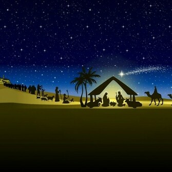 Nativity Vector HD Wallpaper