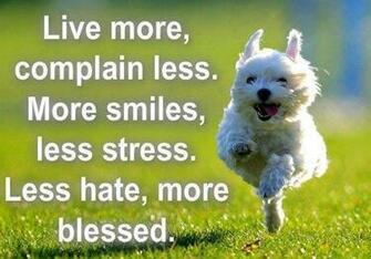 Complain Less More Smiles Stress Good Thoughts Wallpaper