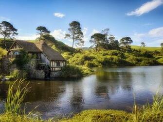 Hobbiton Lake By Wolfblueeyes
