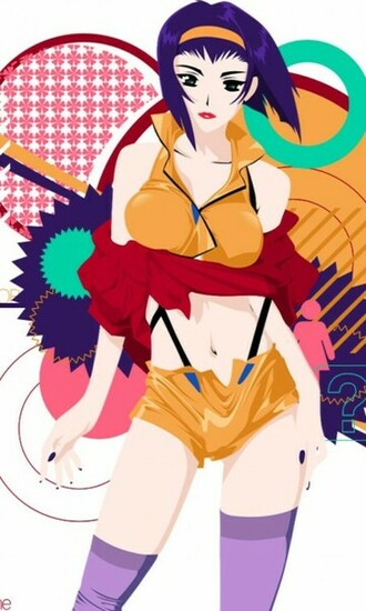 Cowboy Bebop Faye Valentine HD Wallpaper Love Peace