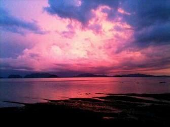 HD Pink Sunset Wallpaper