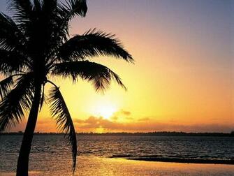 The Island Sunset Wallpaper Desktop