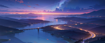 Anime Landscape R Widescreenwallpaper