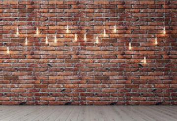 Huayi Brown Brick Wall Photography Backdrop Background For Photo