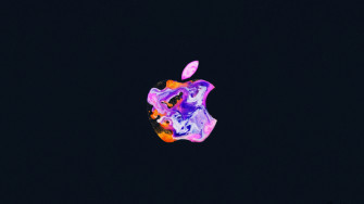 Apple Logo Wallpaper 4k iPhone Liquid Art