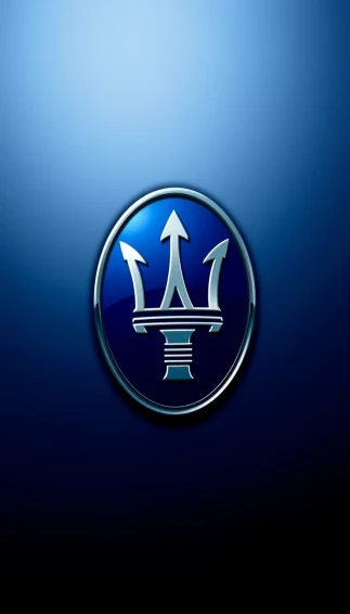Maserati Logo Phone Wallpaper