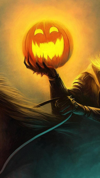 Headless Horseman Halloween Htc One Wallpaper