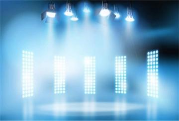 Amazon Leyiyi Dreamlike Stage Backdrop Blue Spotlight