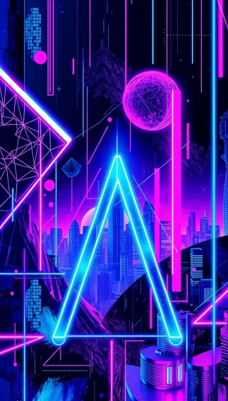 Neon 4k Phone Wallpaper