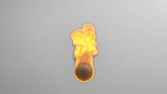 Fire Cinema 4d Fireballs Minimalism HD Wallpaper