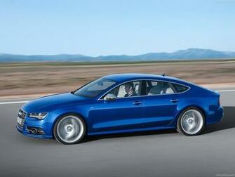 Audi S7 Sportback Car Germany Supercar Blue Wallpaper