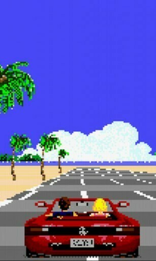 Bigger Sega Outrun Live Wallpaper For Android Screenshot