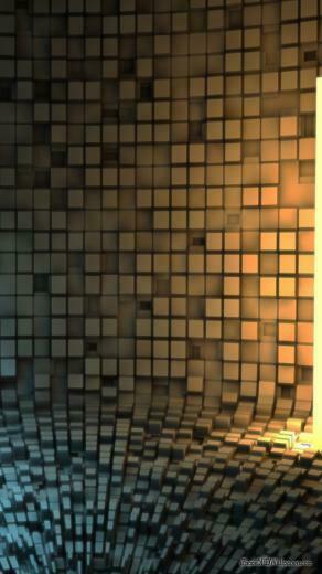 iPhone Cube City Wallpaper HD