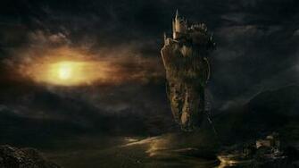 Castle In The Sky Widescreen Wallpaper