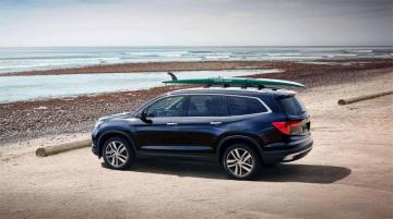 Honda Pilot On Sand Sea Beach HD Wallpaper Cars
