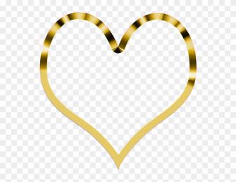 Symbol Heart Love Symbolism Background Gold Transparent