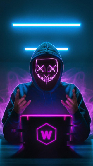 Hacker Nation iPhone Wallpaper
