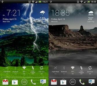 Beautiful Weather Wallpaper Screen