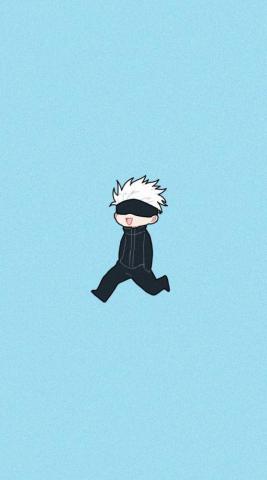 Gojo Satoru S Walpaper In Anime Chibi Cute Wallpaper